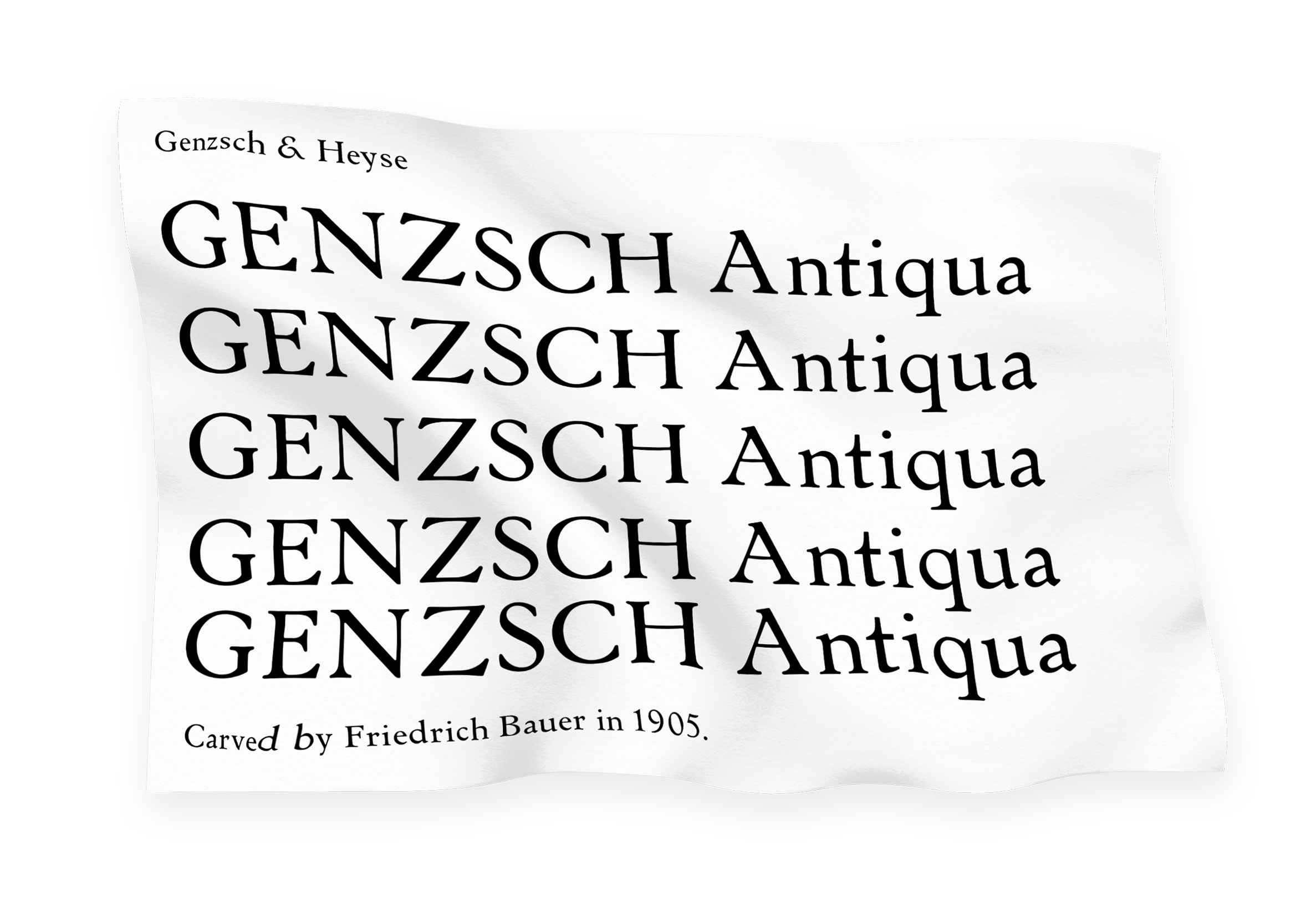 GENZSCH Antiqua welcome